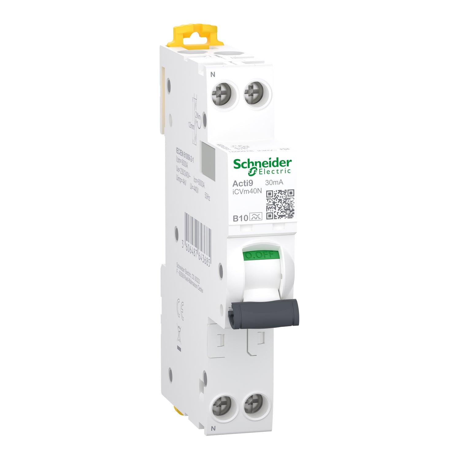 FI/LS-Schalter iCVm40 1P+N Typ A 6 kA – weitere Ansicht