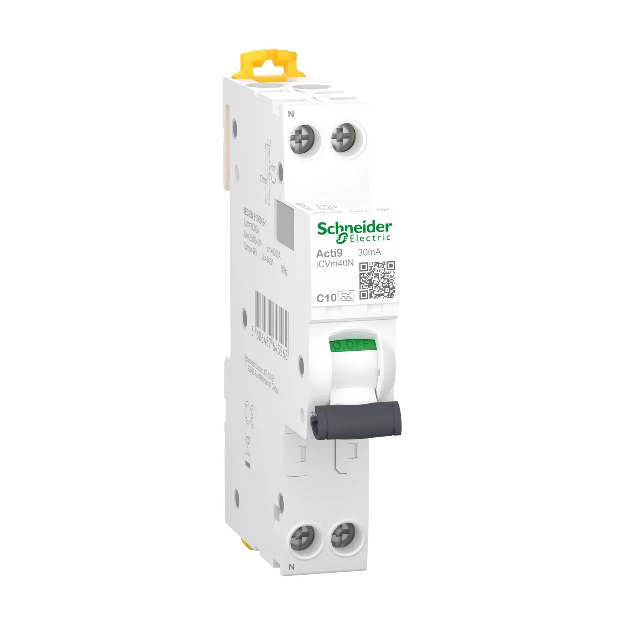 FI/LS-Schalter iCVm40 1P+N Typ A 6 kA - Schneider Electric - Kabelkaufhaus