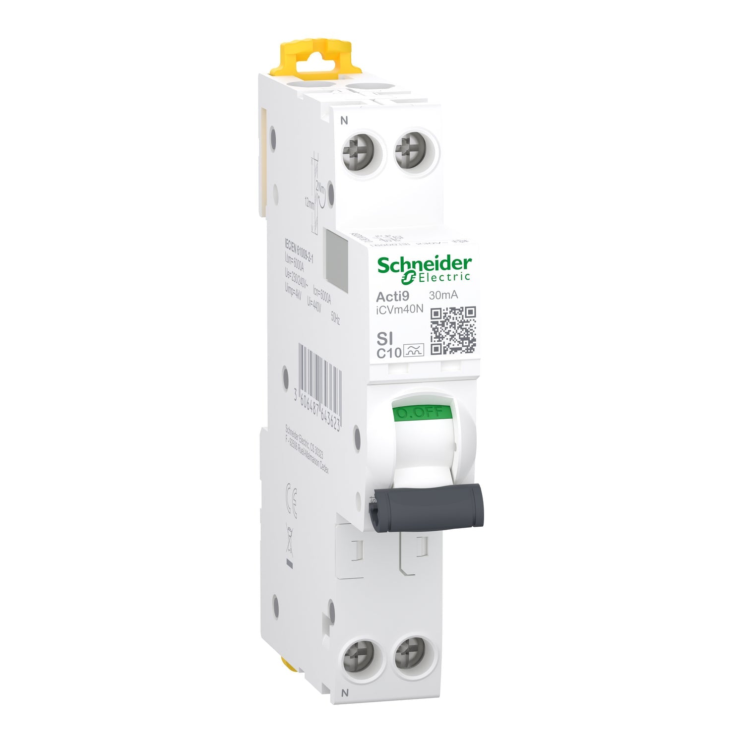 FI/LS-Schalter iCVm40 1P+N Typ A-SI 6 kA – weitere Ansicht