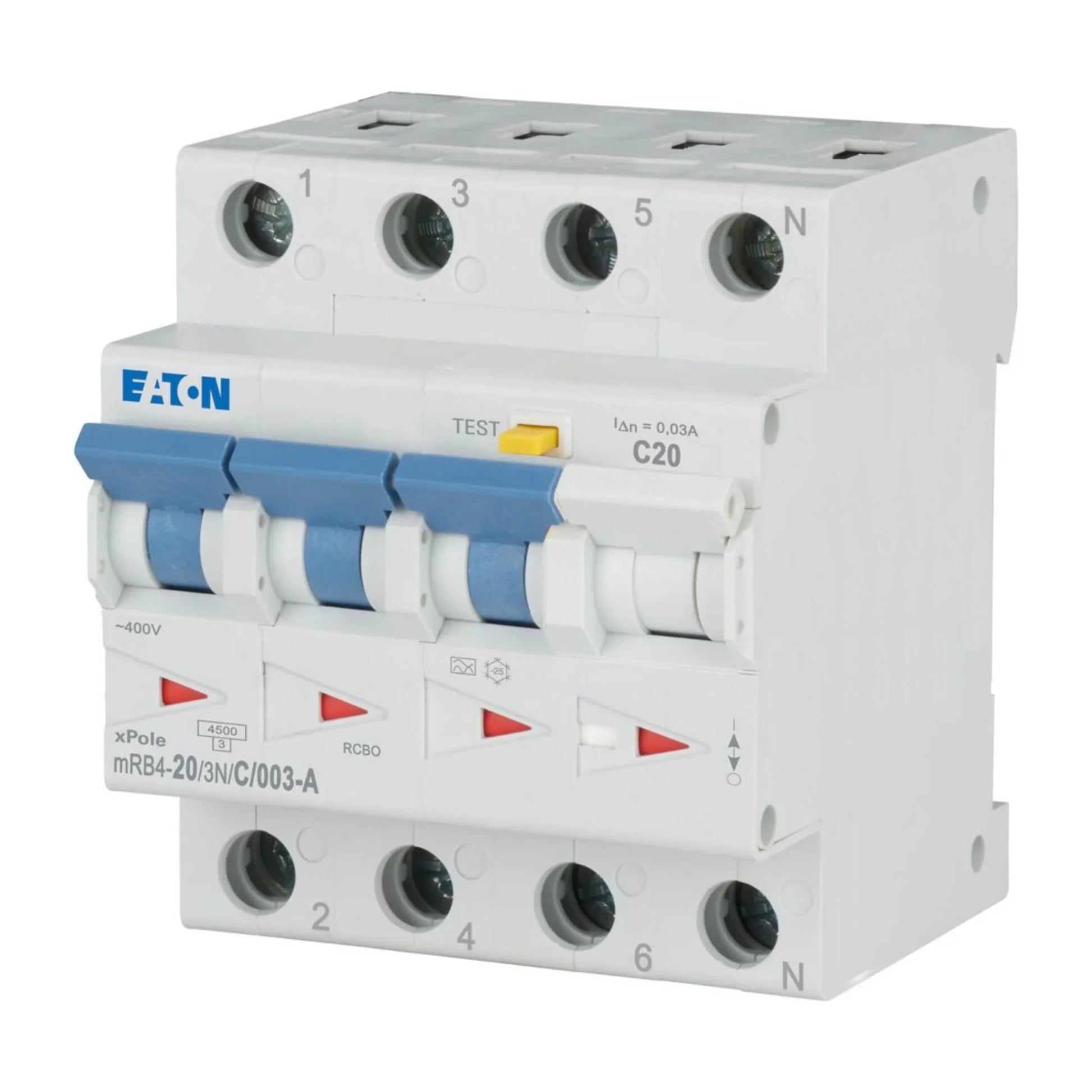 FI/LS-Schalter mRB4 4P Typ A 4,5 kA - Eaton - Kabelkaufhaus