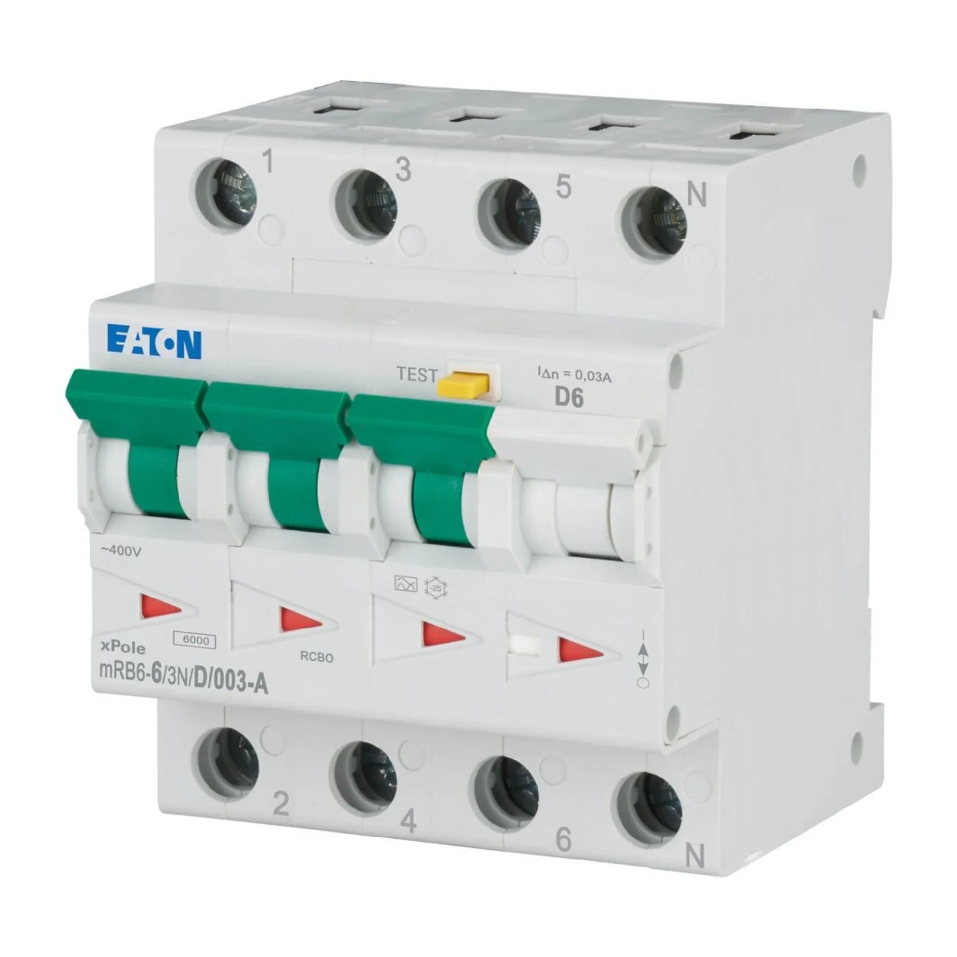 FI/LS-Schalter mRB6 4P Typ A 6 kA - Eaton - Kabelkaufhaus