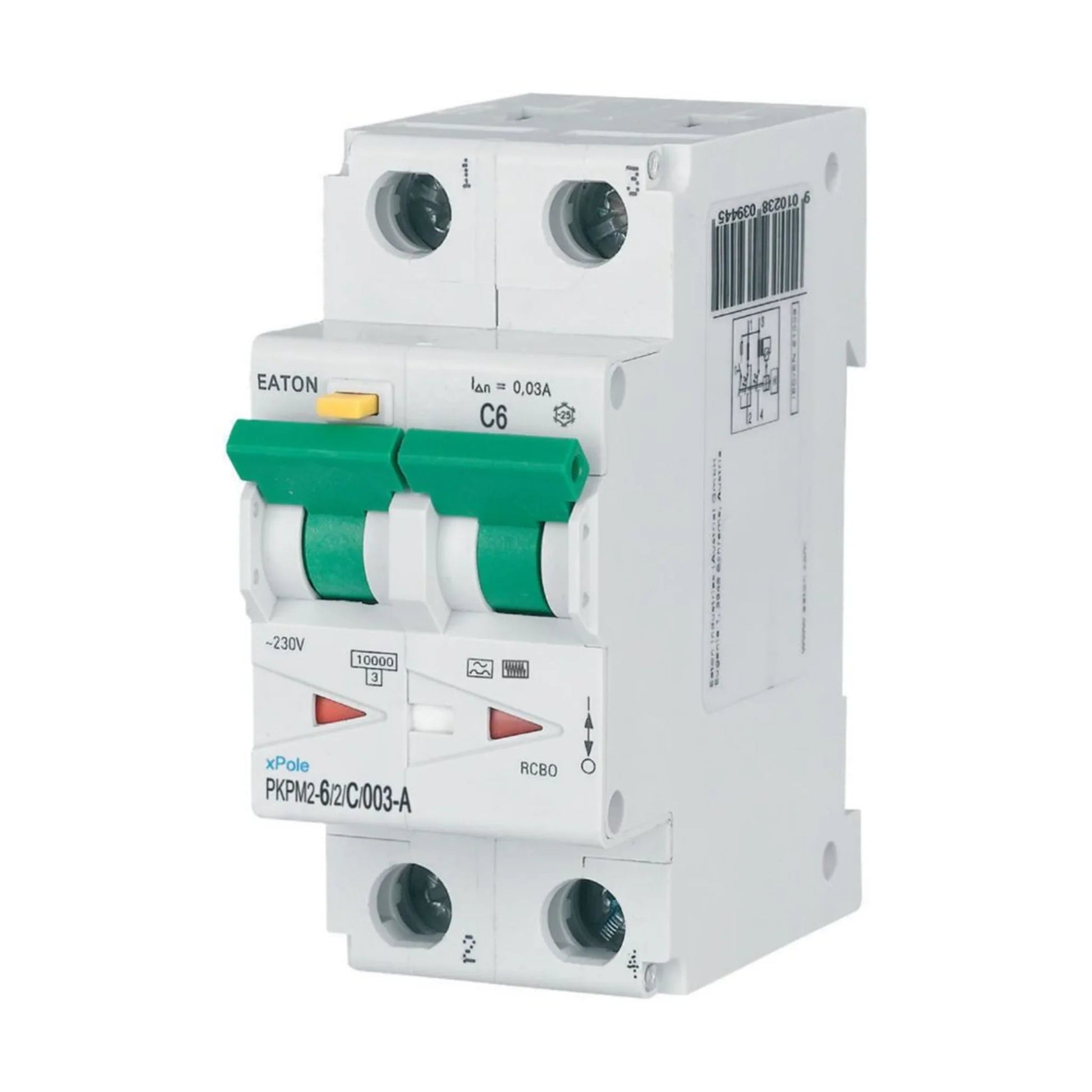 FI/LS-Schalter PKPM2 2P Typ A 10 kA - Eaton - Kabelkaufhaus