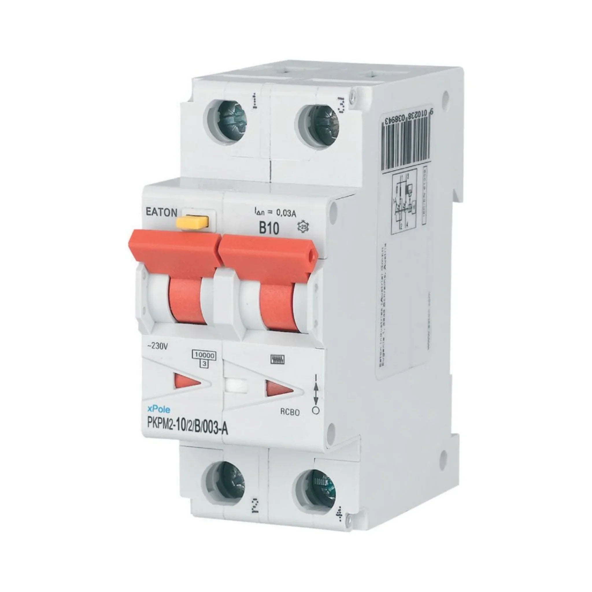 FI/LS-Schalter PKPM2 2P Typ A 10 kA – Produktbild