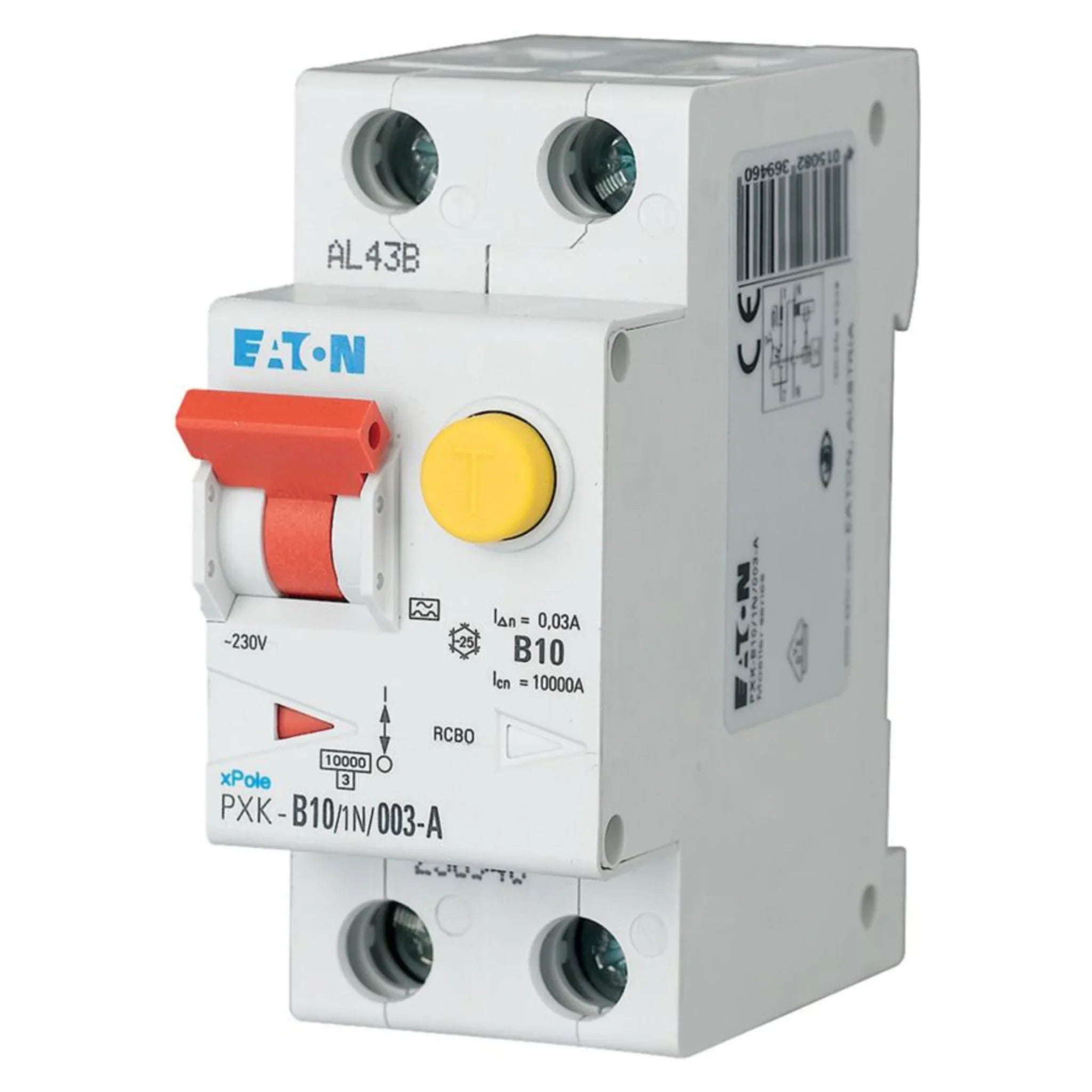 FI/LS-Schalter PXK 1P+N Typ A 10 kA – Produktbild