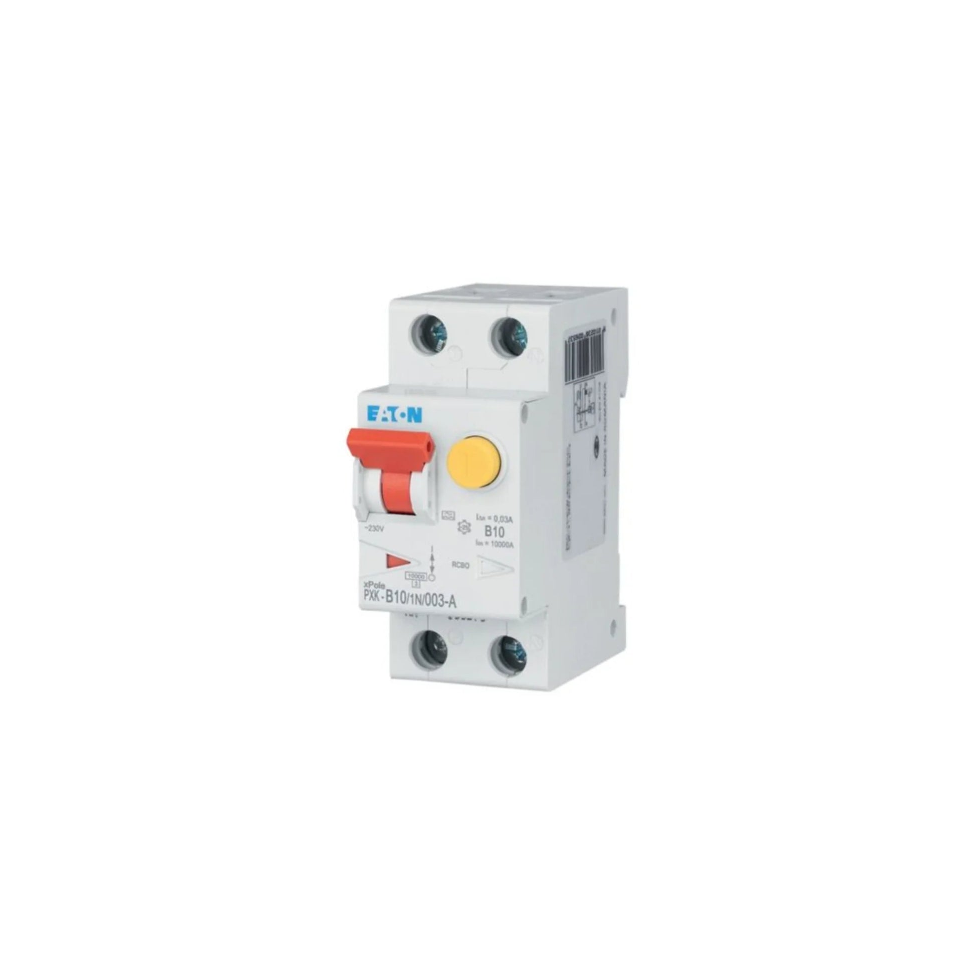 FI/LS-Schalter PXK 1P+N Typ A 10 kA – Produktbild Ansicht links