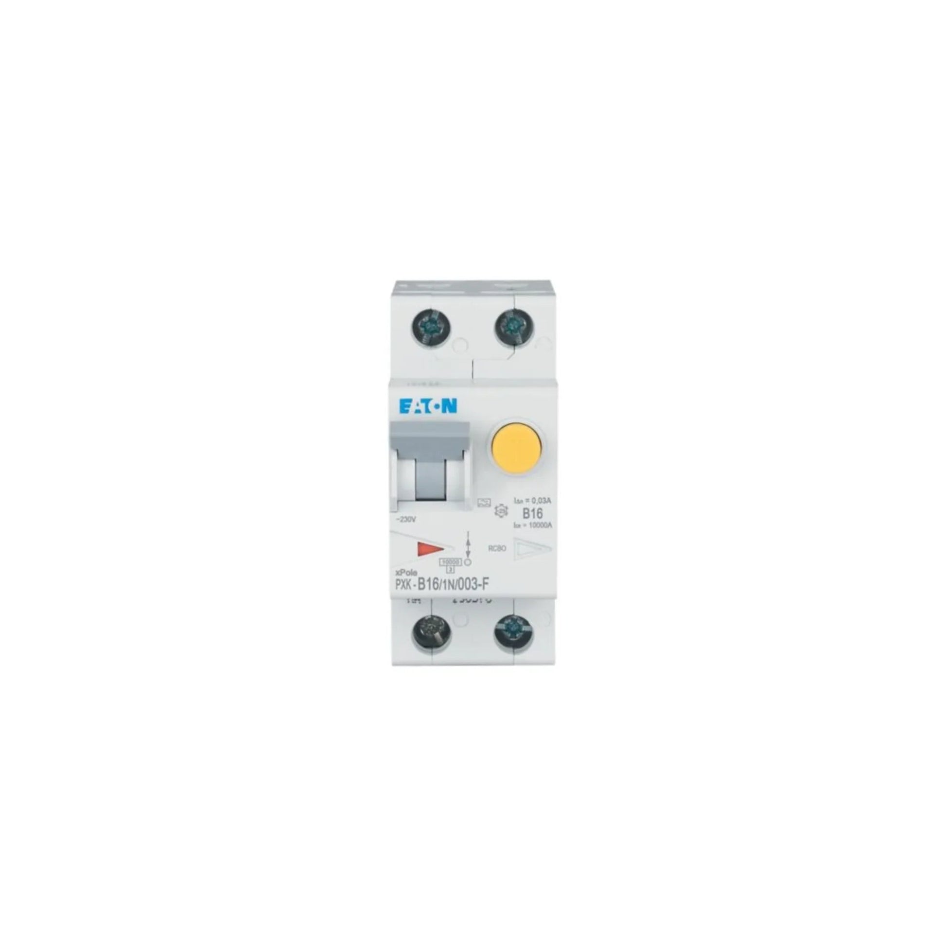 FI/LS-Schalter PXK 1P+N Typ F 10 kA – Produktbild Vorderseite