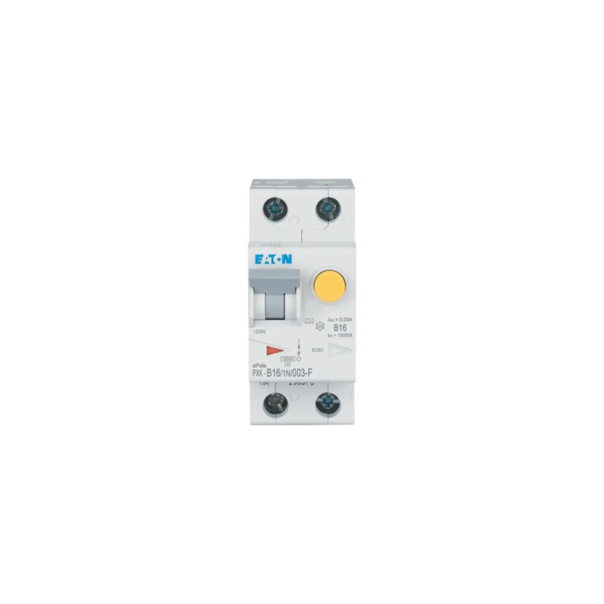 FI/LS-Schalter PXK 1P+N Typ F 10 kA – Produktbild Vorderseite
