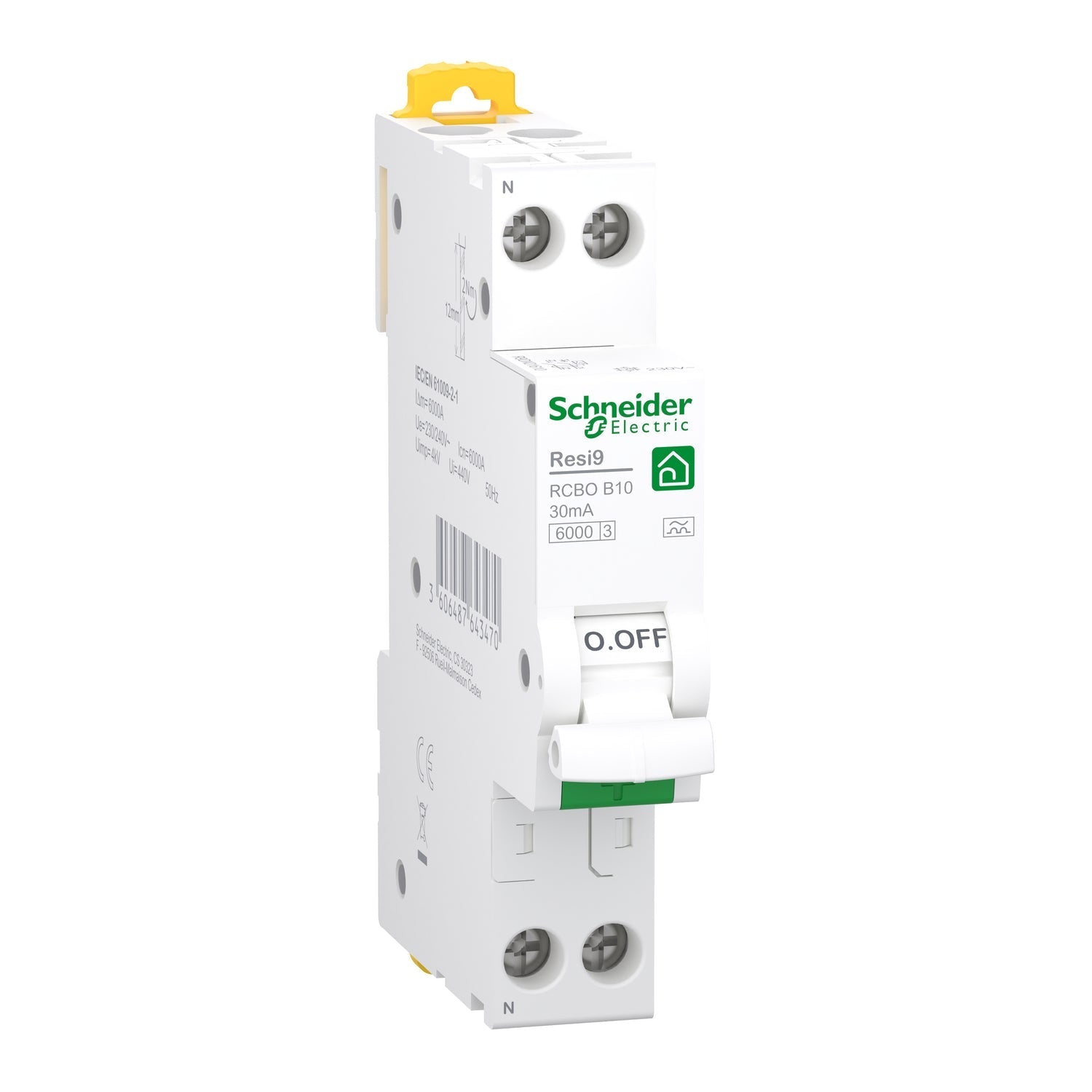 FI/LS-Schalter Resi9 XE 1P+N Typ A 6 kA – weitere Ansicht