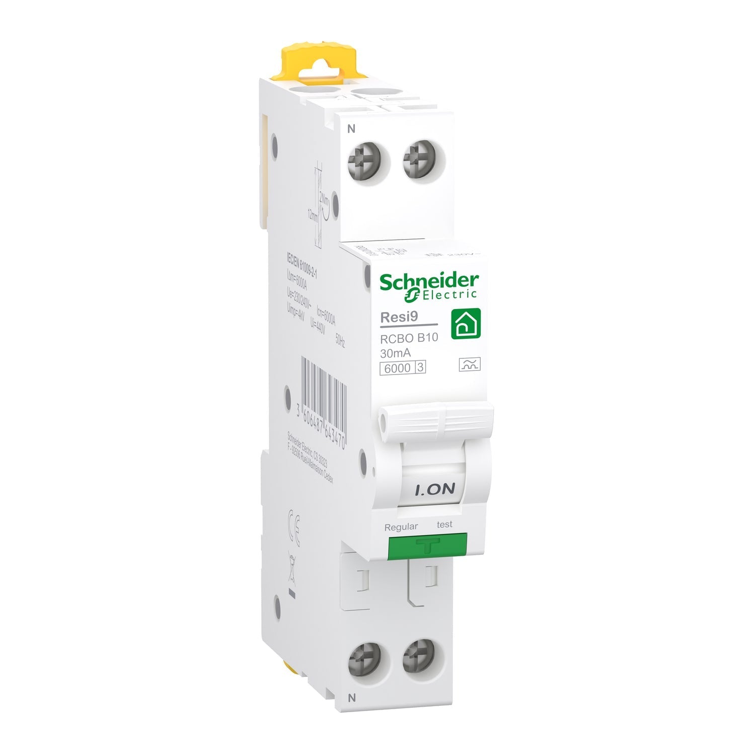 FI/LS-Schalter Resi9 XE 1P+N Typ A 6 kA – weitere Ansicht