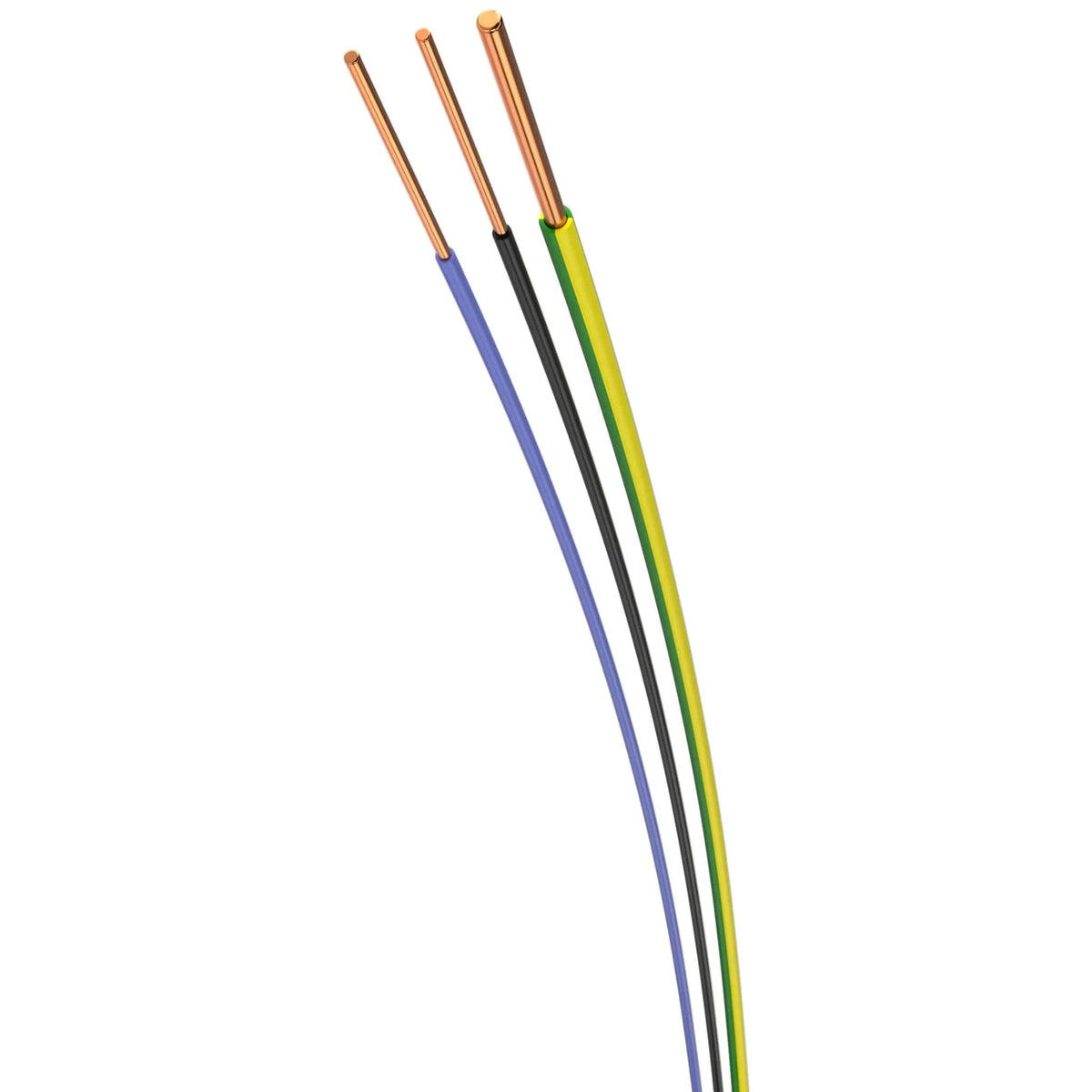 H07V-U Aderleitung eindrähtig 450/750 V, Querschnitte 1,5 bis 10 mm²