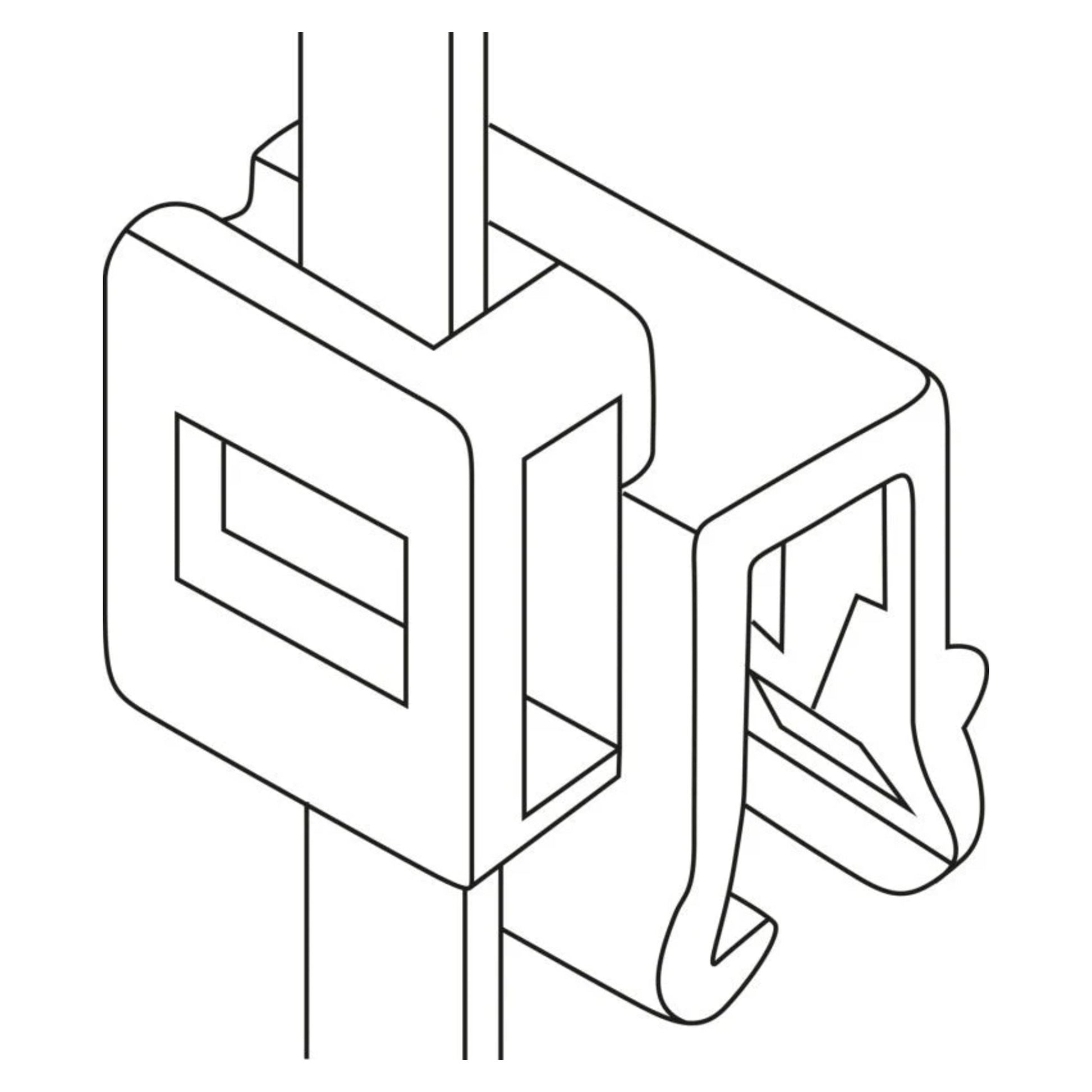 HellermannTyton Befestigungsbinder Edgeclip von HellermannTyton bei Kabelkaufhaus - 4031026203294 - 150-40591 - Kabelbinder