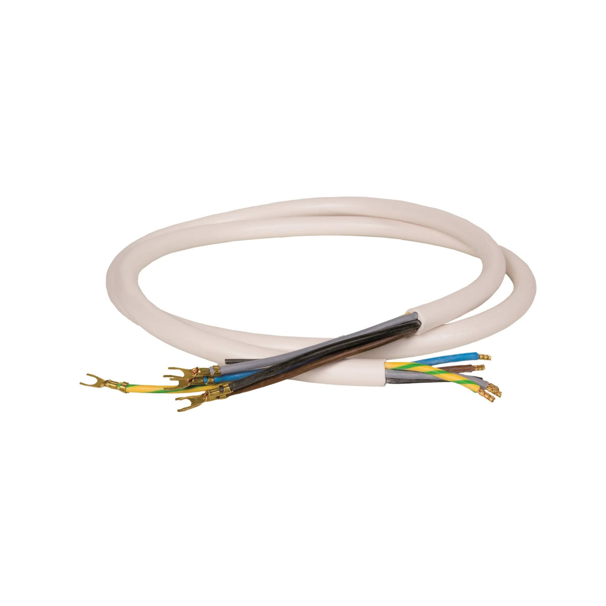 Herdanschlusskabel H05VV-F 5G1,5 / 5G2,5 mm², 1,5–3 m, konfektioniert von Pollmann bei Kabelkaufhaus - 4025221391016 - 1410203 - Netzanschlussleitung