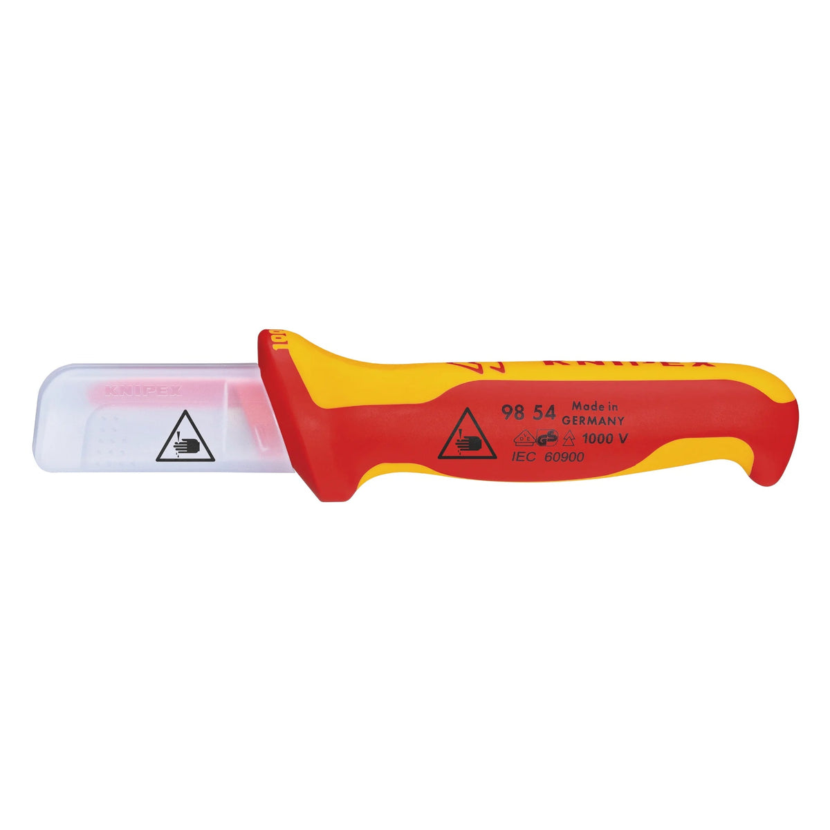 Kabelmesser 98 52 / 98 54 / 98 56, Klinge 50 mm, VDE 1000 V von Knipex bei Kabelkaufhaus - 4003773052210 - 98 54 SB - Messer