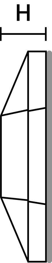 Klebesockel für Kabelbinder MB3APT-A-PA66-BK – Maßzeichnung