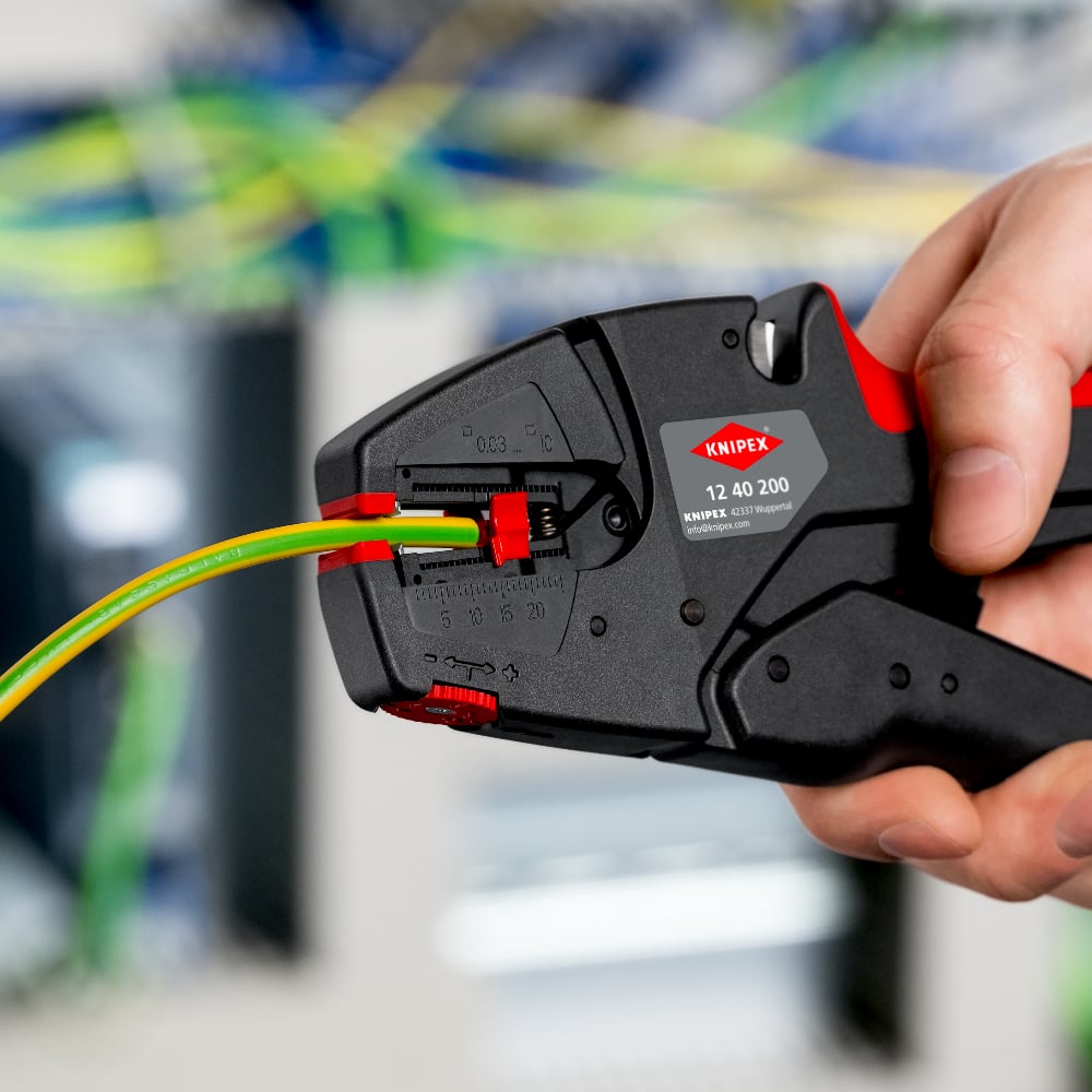 Knipex EvoStrip 12 40 200 Abisolierzange - Detailansicht 1