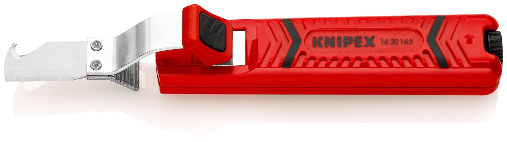 Knipex Abmantelungswerkzeug fuer Rundkabel 8-28 mm 16 20 165 SB - Produktbild Detailansicht