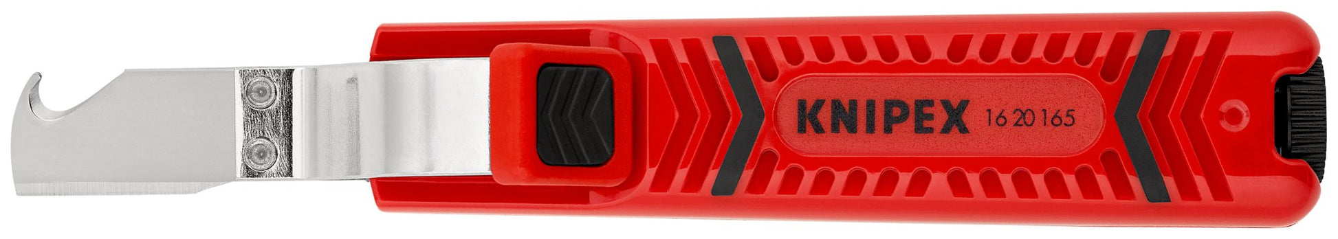 Knipex Abmantelungswerkzeug fuer Rundkabel 8-28 mm 16 20 165 SB - Produktbild Detailansicht
