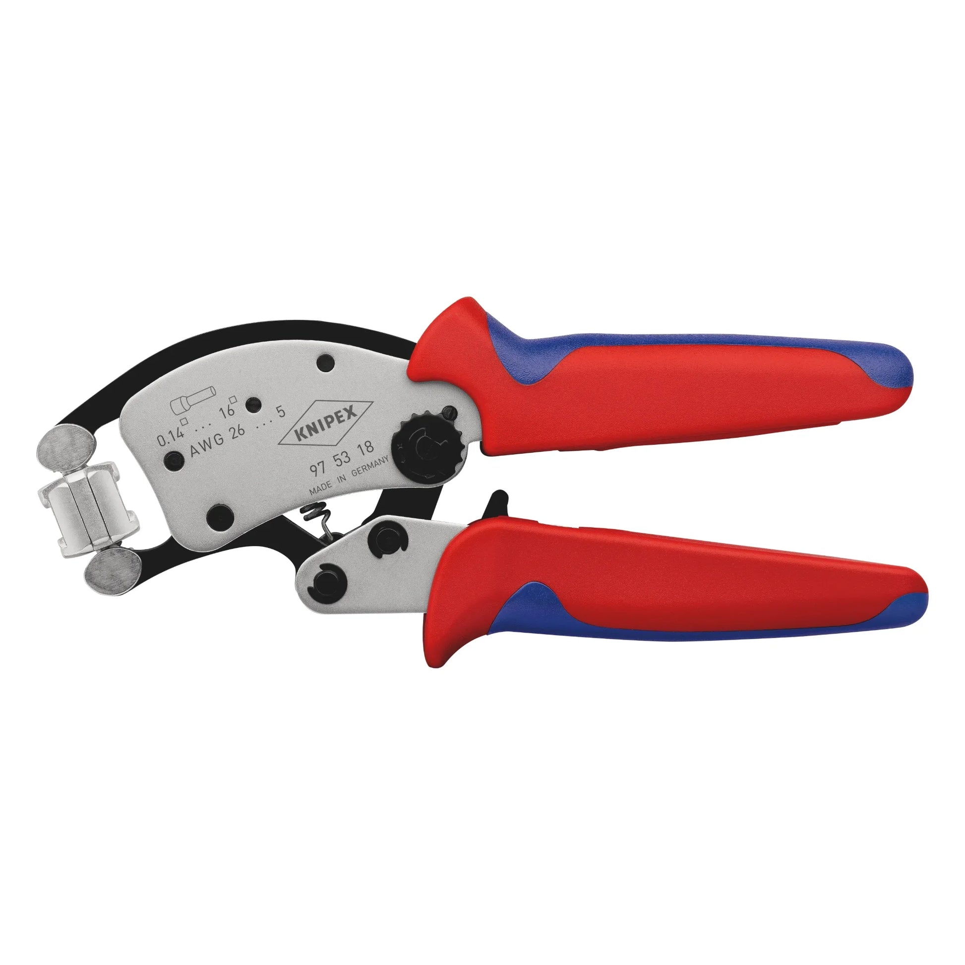 Aderendhülsen-Presszange 97 53 18 SB von Knipex bei Kabelkaufhaus