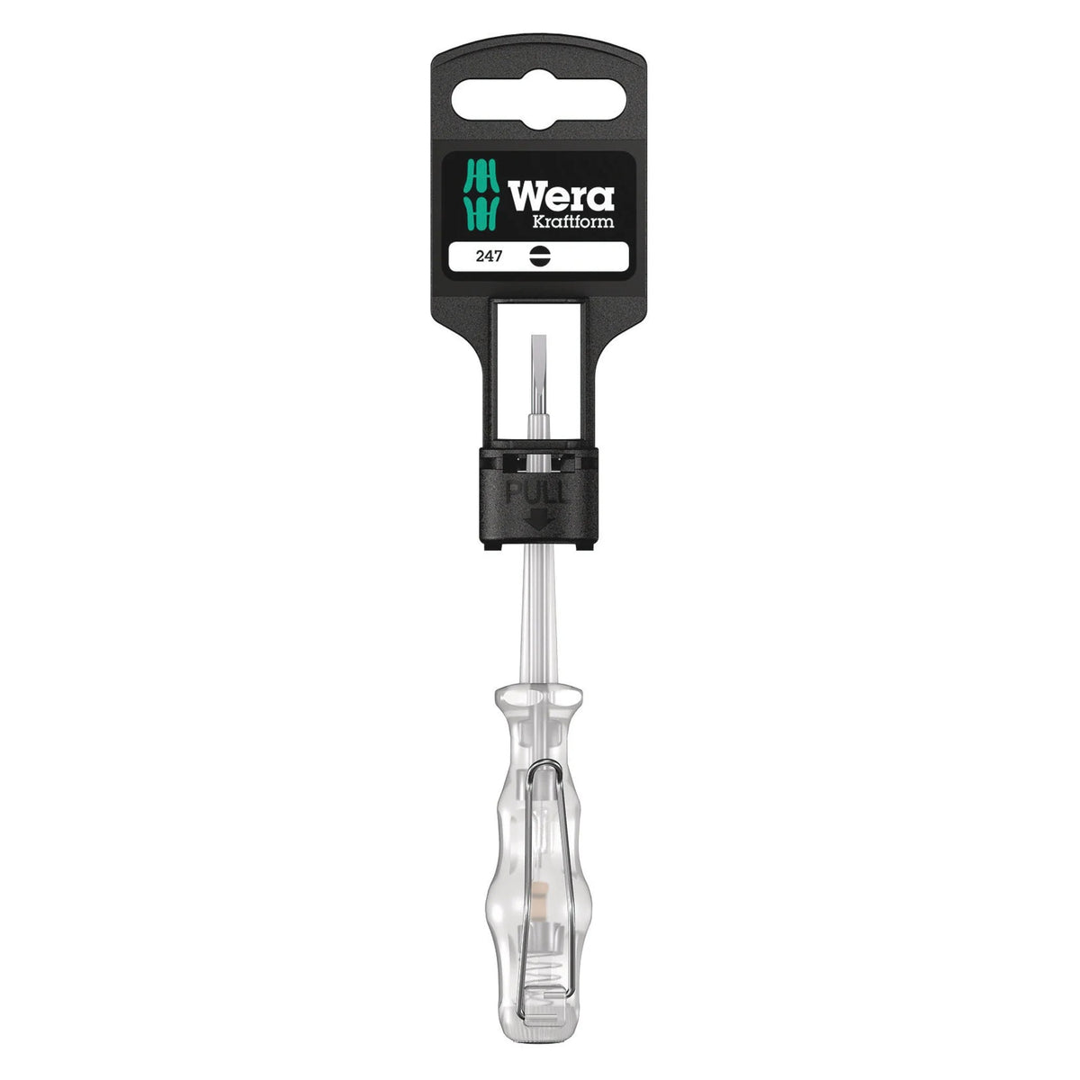 Phasenprüfer 247 Kraftform einpolig, 150–250 V, Klinge 70 mm von Wera Werk bei Kabelkaufhaus - 4013288181664 - 05100100001 - Spannungsprüfer