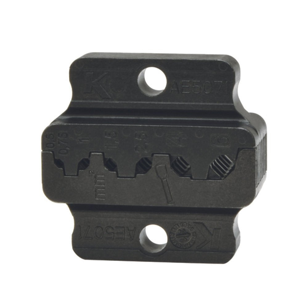 Presszange K507 für 0,14 - 10mm² mit Wechseleinsätzen von Klauke bei Kabelkaufhaus - 4012078590471 - K507 - Crimpzange