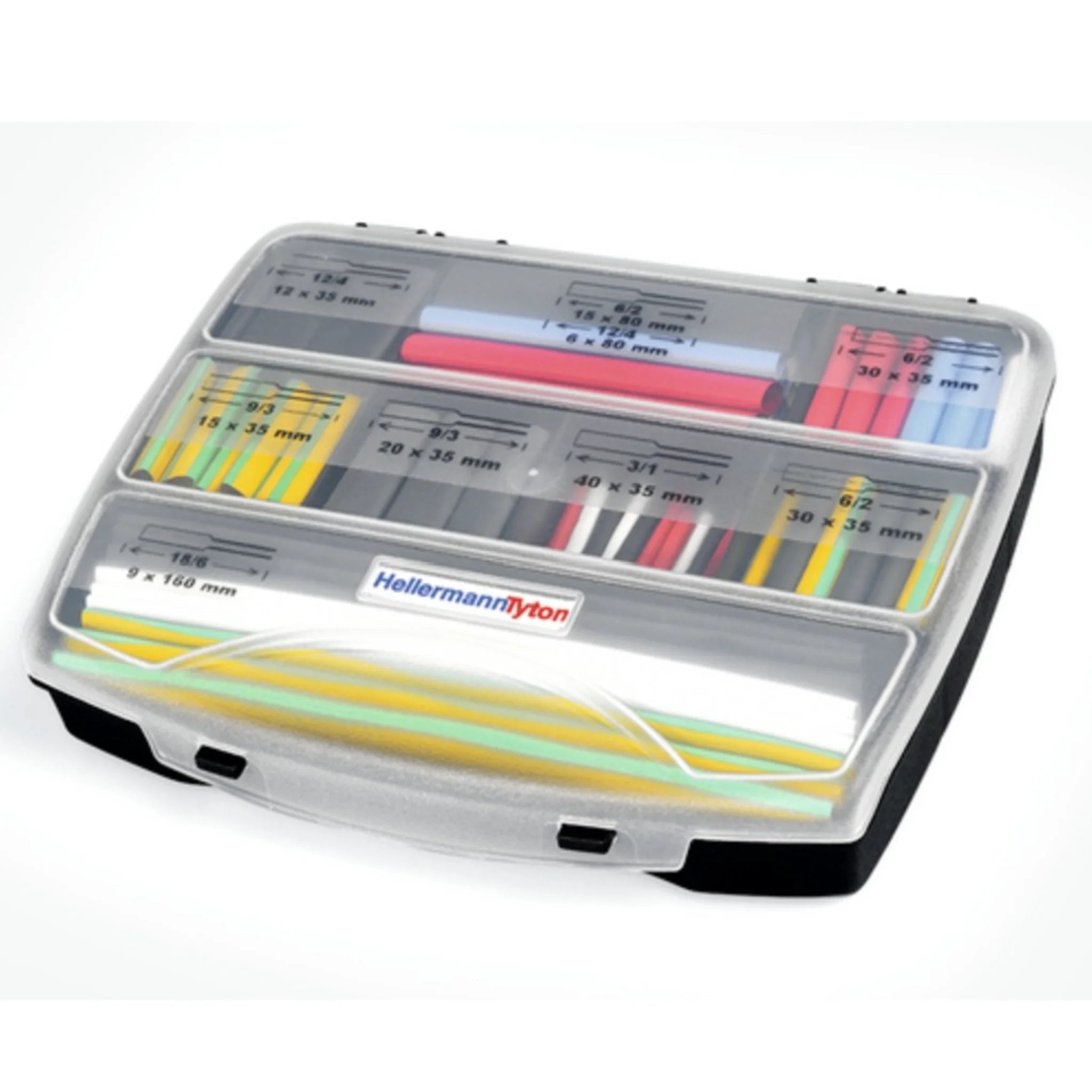 Schrumpfschlauch - Set ShrinKit 321 Basic 380 - 03005 von HellermannTyton bei Kabelkaufhaus - 4031026325804 - 380-03005 - Set Warmschrumpfschlauch