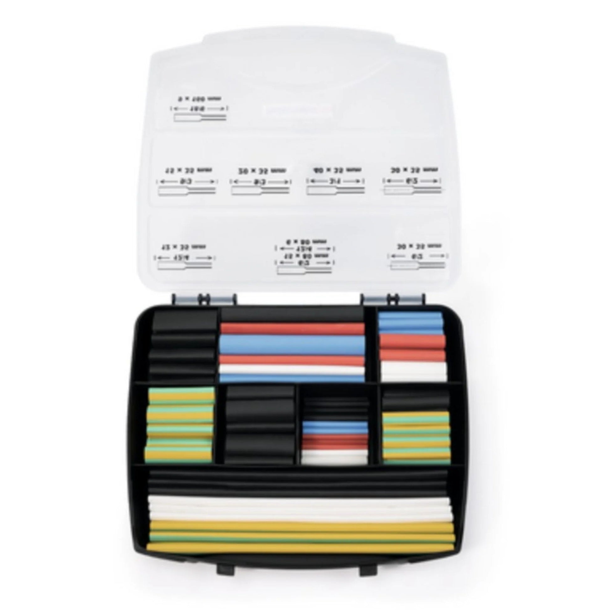 Schrumpfschlauch - Set ShrinKit 321 Basic 380 - 03005 von HellermannTyton bei Kabelkaufhaus - 4031026325804 - 380-03005 - Set Warmschrumpfschlauch