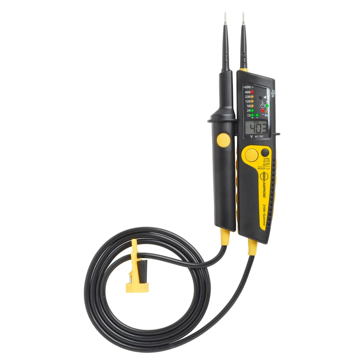 Spannungsprüfer 2100 Alpha / Beta / Gamma / Delta, CAT IV von Beha-Amprobe bei Kabelkaufhaus - 0095969802697 - 4709243 - Spannungsprüfer