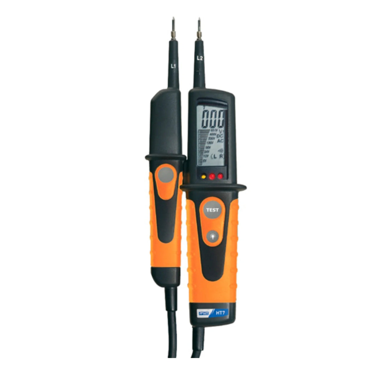 Spannungsprüfer HT7 / HT8 / HT10 digital, auch als Kit von HT Instruments bei Kabelkaufhaus - 8033772799898 - 1009740 - Spannungsprüfer