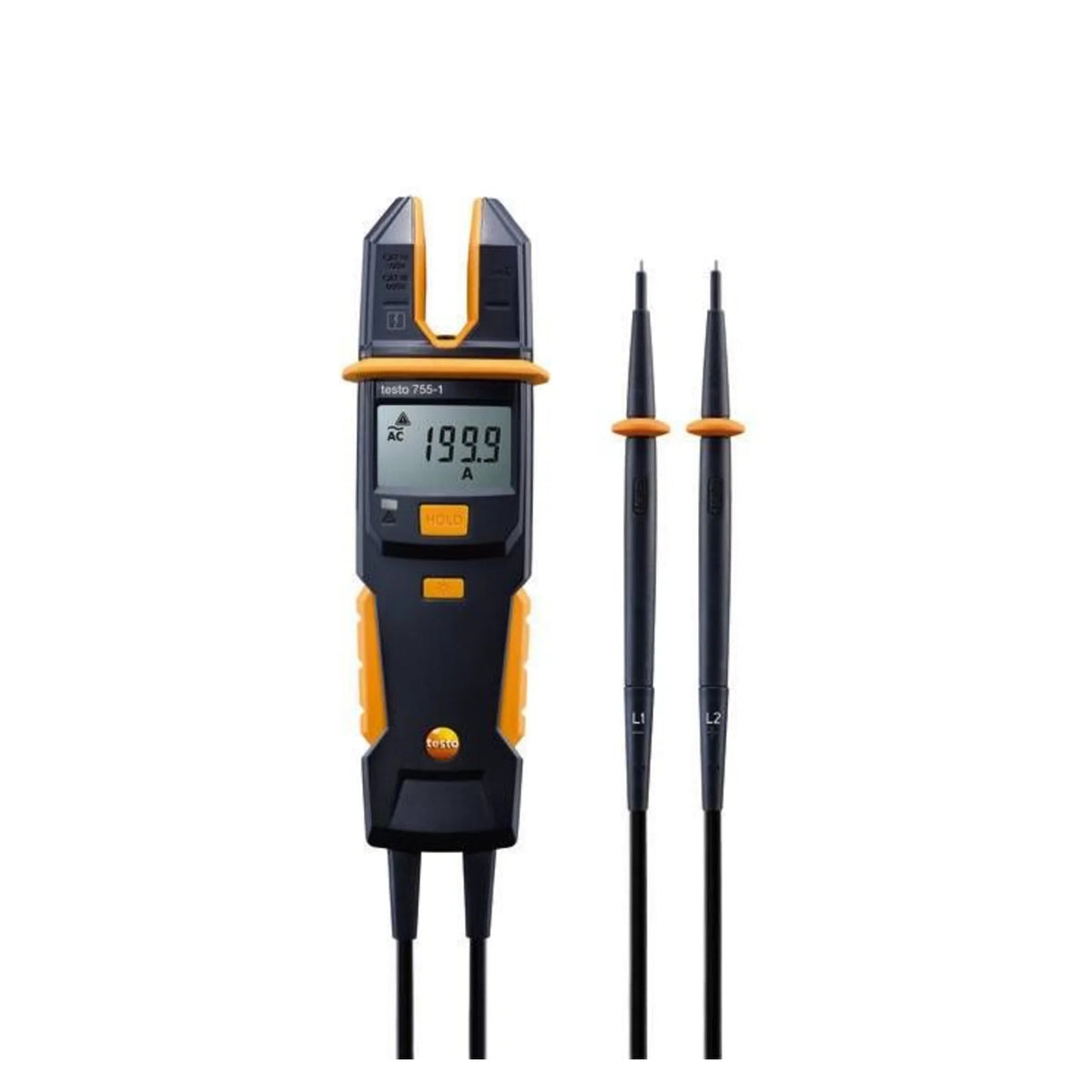 Spannungsprüfer mit Strommessung testo 755-1 / 755-2, bis 200 A von Testo bei Kabelkaufhaus - 4029547013928 - 0590 7551 - Spannungsprüfer