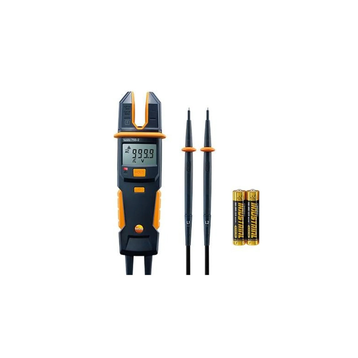 Spannungsprüfer mit Strommessung testo 755-1 / 755-2, bis 200 A von Testo bei Kabelkaufhaus - 4029547013935 - 0590 7552 - Spannungsprüfer