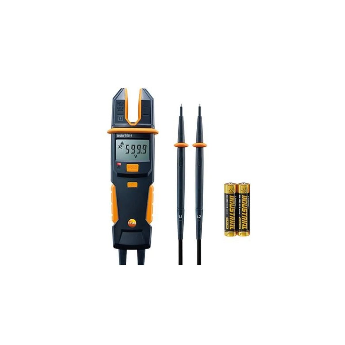 Spannungsprüfer mit Strommessung testo 755-1 / 755-2, bis 200 A von Testo bei Kabelkaufhaus - 4029547013935 - 0590 7552 - Spannungsprüfer
