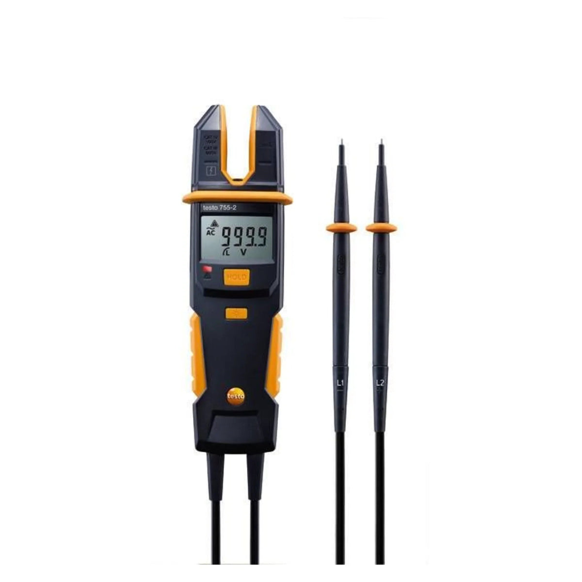 Spannungsprüfer mit Strommessung testo 755-1 / 755-2, bis 200 A von Testo bei Kabelkaufhaus - 4029547013935 - 0590 7552 - Spannungsprüfer