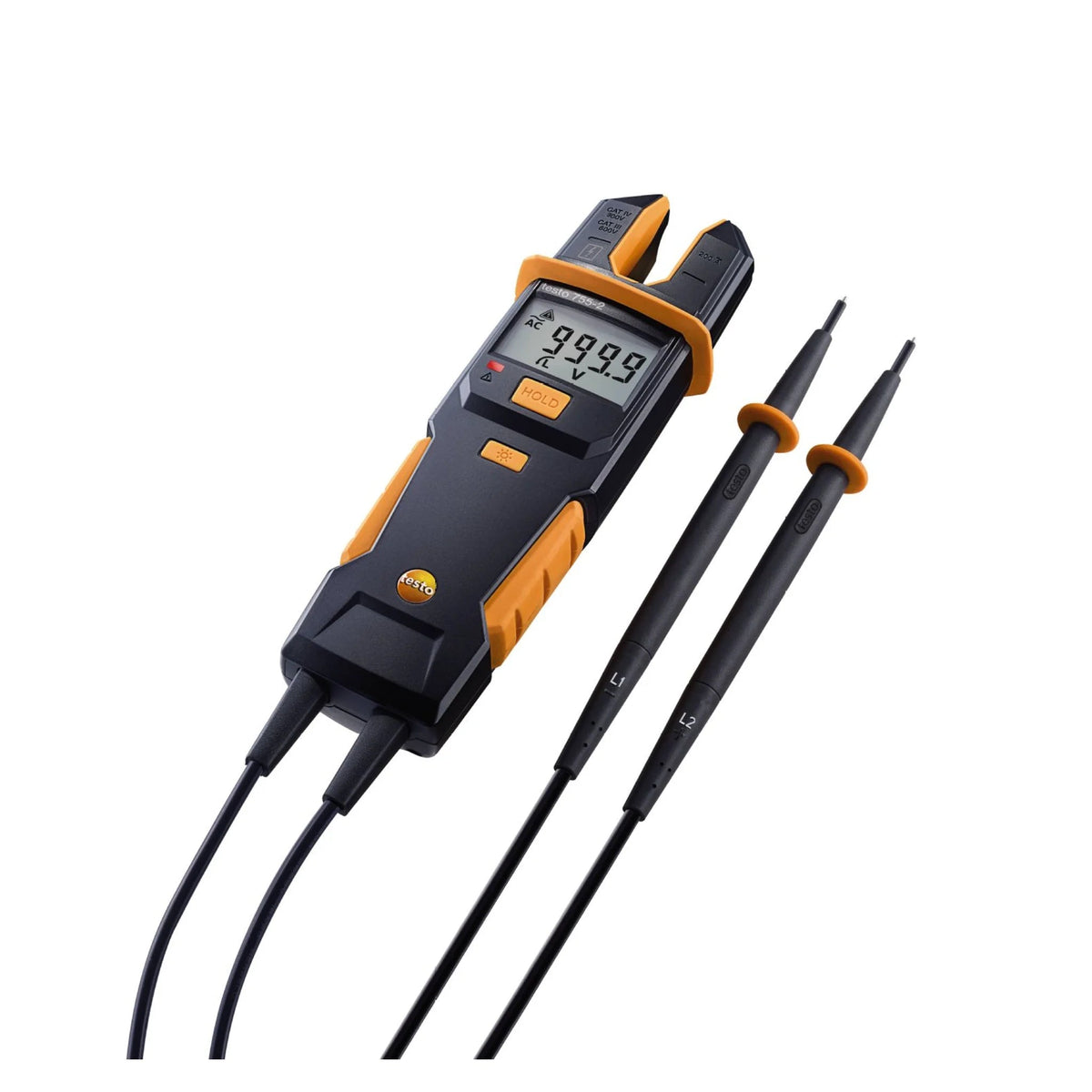 Spannungsprüfer mit Strommessung testo 755-1 / 755-2, bis 200 A von Testo bei Kabelkaufhaus - 4029547013935 - 0590 7552 - Spannungsprüfer