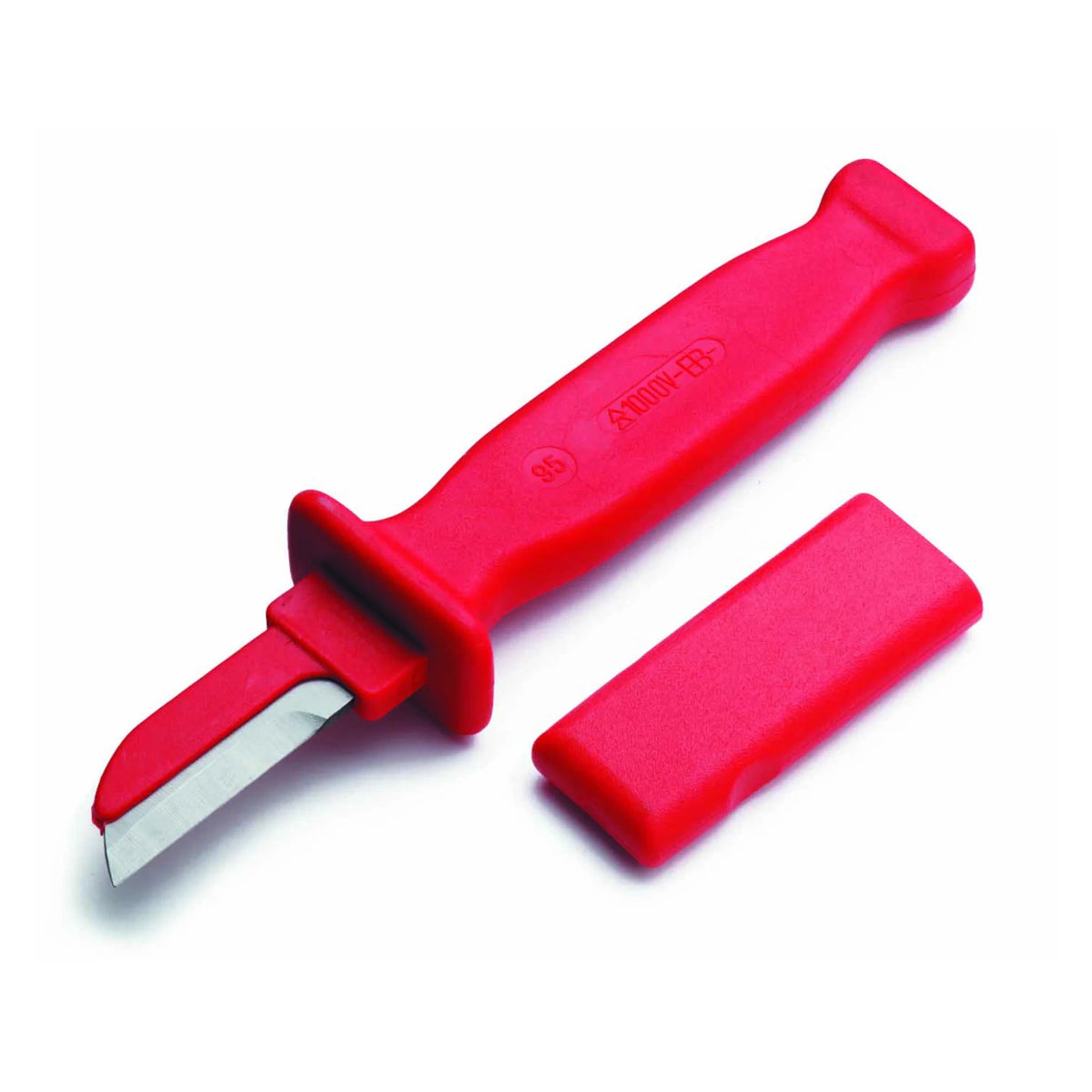 VDE-Kabelmesser 1000 V, gerade / Hakenklinge, Klinge 35–50 mm von Cimco Werkzeuge bei Kabelkaufhaus - 4021103200438 - 120043 - Messer