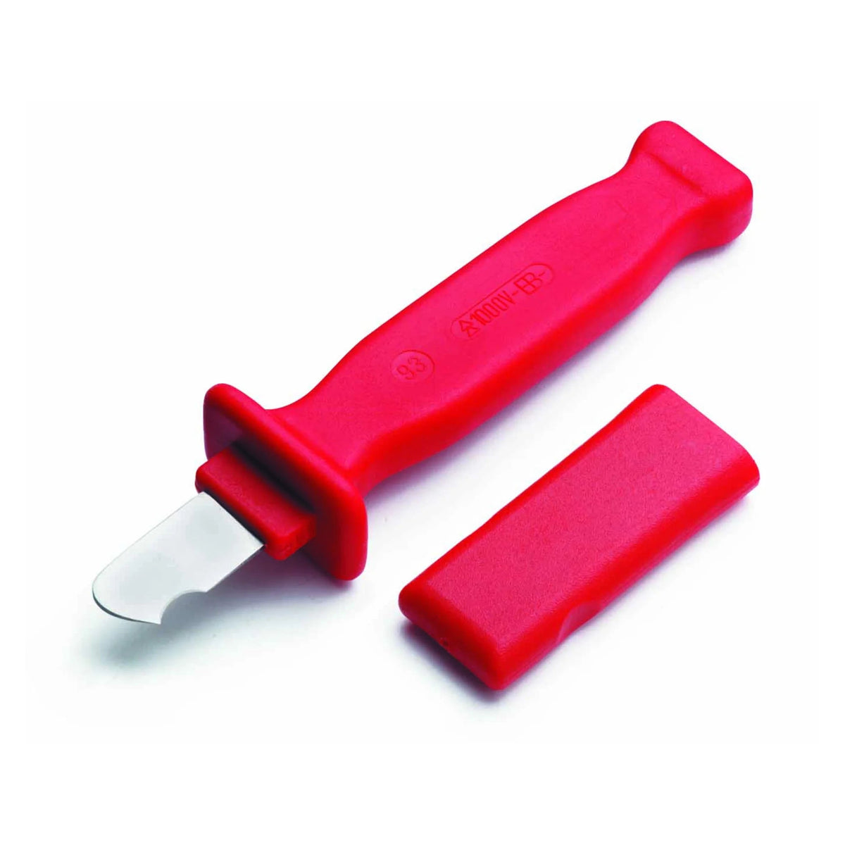 VDE-Kabelmesser 1000 V, gerade / Hakenklinge, Klinge 35–50 mm von Cimco Werkzeuge bei Kabelkaufhaus - 4021103200445 - 120044 - Messer