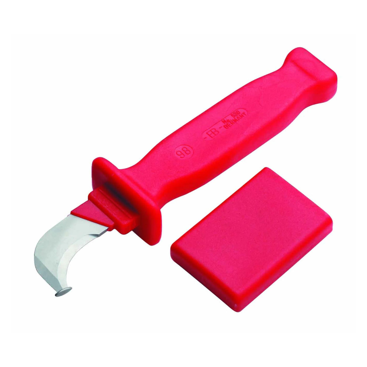 VDE-Kabelmesser 1000 V, gerade / Hakenklinge, Klinge 35–50 mm von Cimco Werkzeuge bei Kabelkaufhaus - 4021103200469 - 120046 - Messer