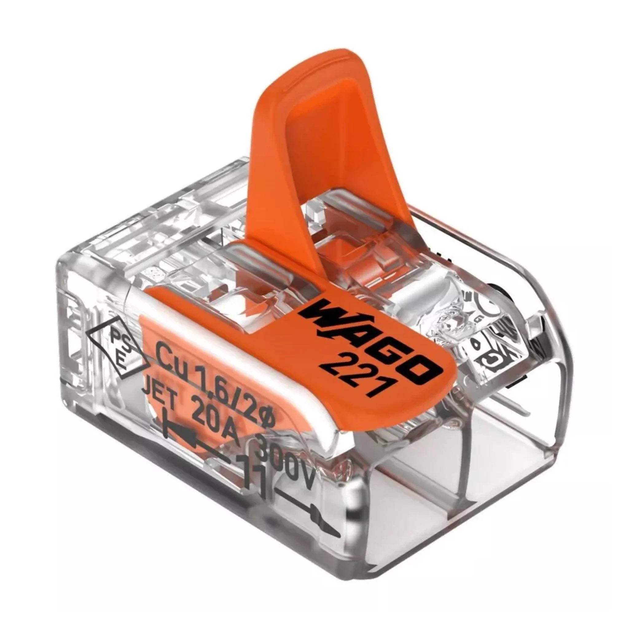 Wago COMPACT - Verbindungsklemme von WAGO GmbH & Co. KG bei Kabelkaufhaus - 4050821808435 - 221-412 - Verbindungsklemme