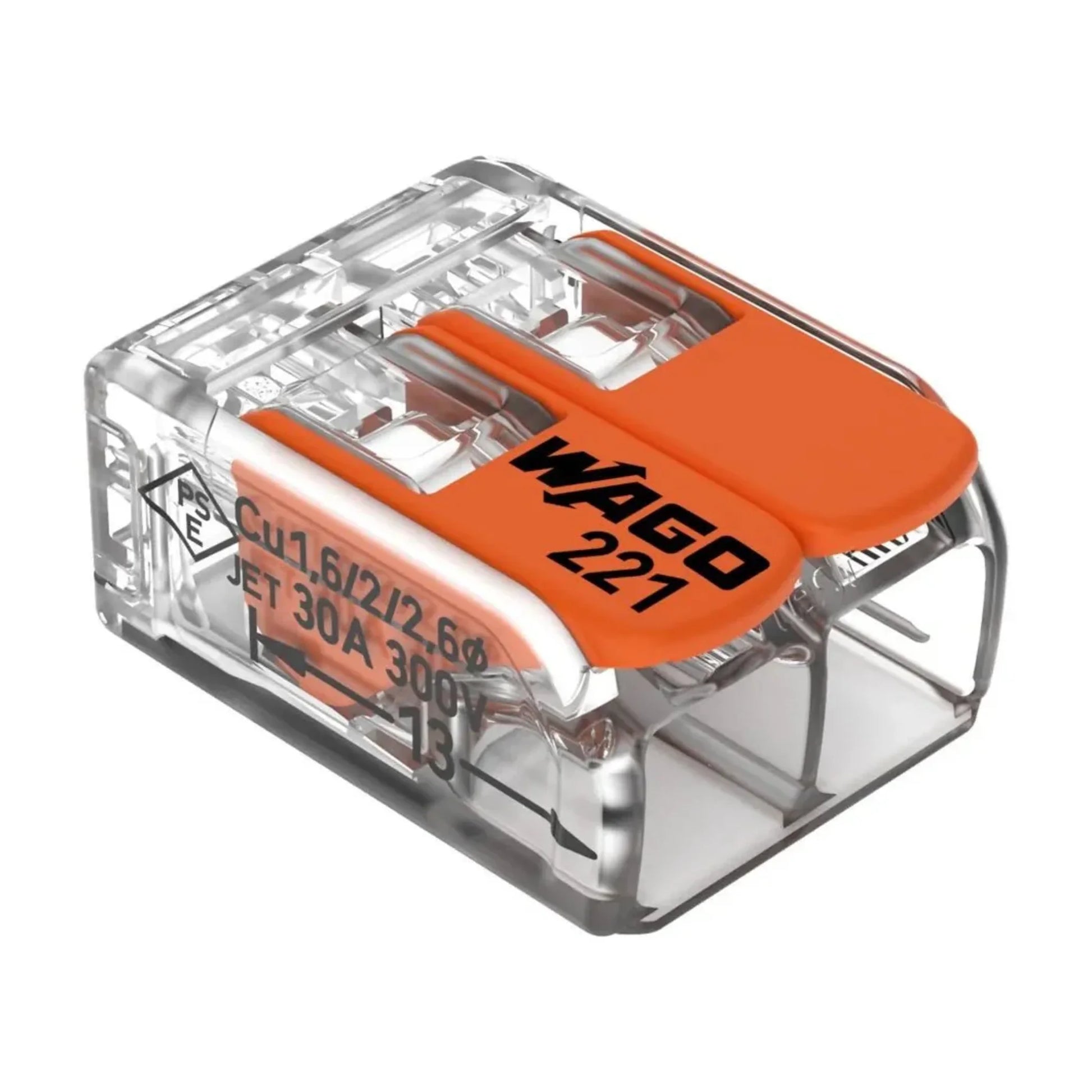 Wago COMPACT - Verbindungsklemme von WAGO GmbH & Co. KG bei Kabelkaufhaus - 4055143704168 - 221-612 - Verbindungsklemme