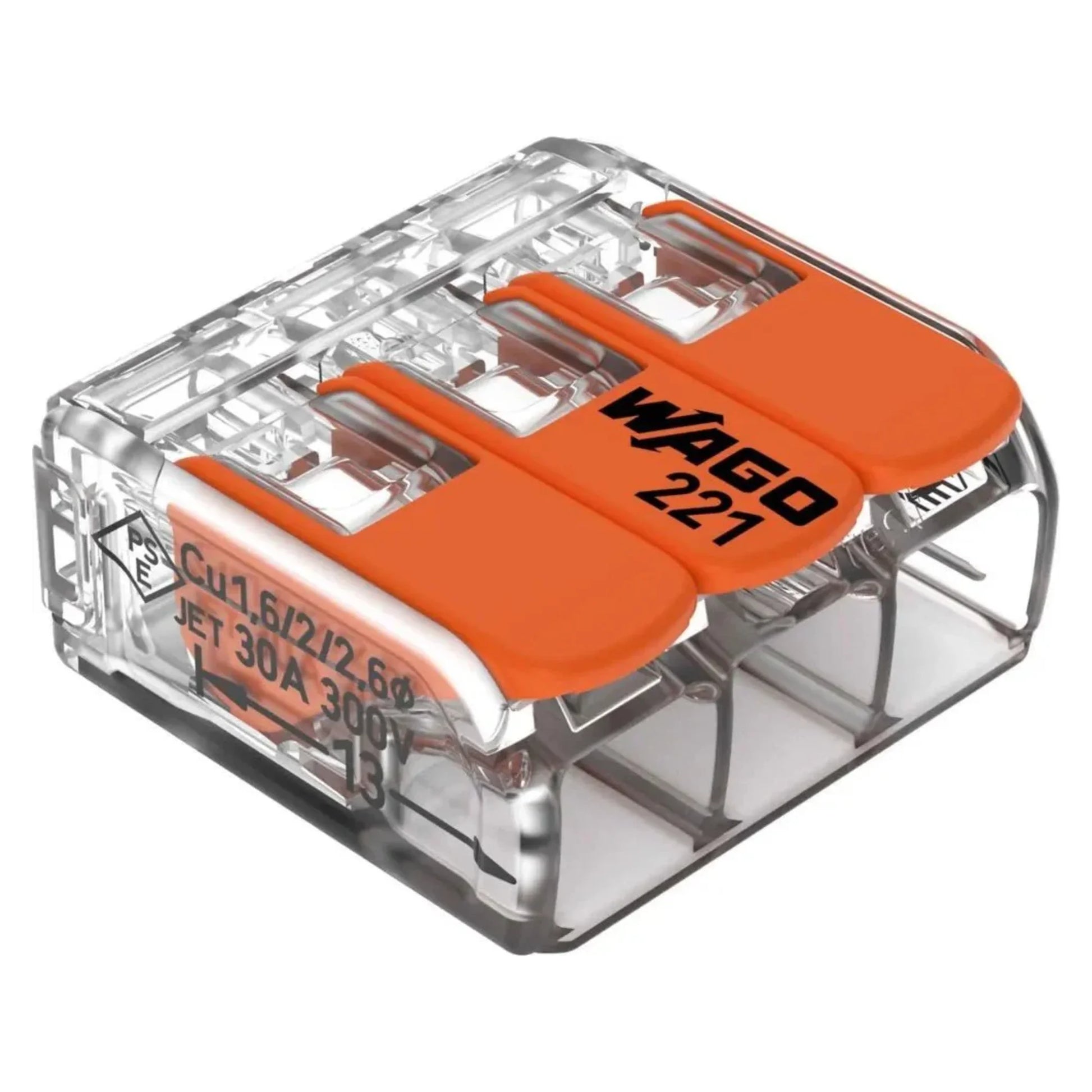 Wago COMPACT - Verbindungsklemme von WAGO GmbH & Co. KG bei Kabelkaufhaus - 4055143715416 - 221-613 - Verbindungsklemme
