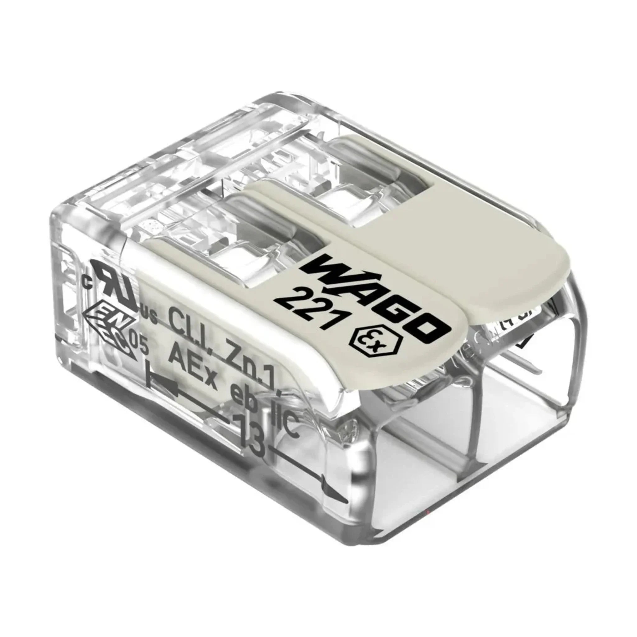 Wago COMPACT - Verbindungsklemme von WAGO GmbH & Co. KG bei Kabelkaufhaus - 4055143860390 - 221-682 - Verbindungsklemme