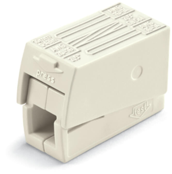 WAGO 2-Leiter-Leuchtenklemme 224-112 weiss – Produktansicht