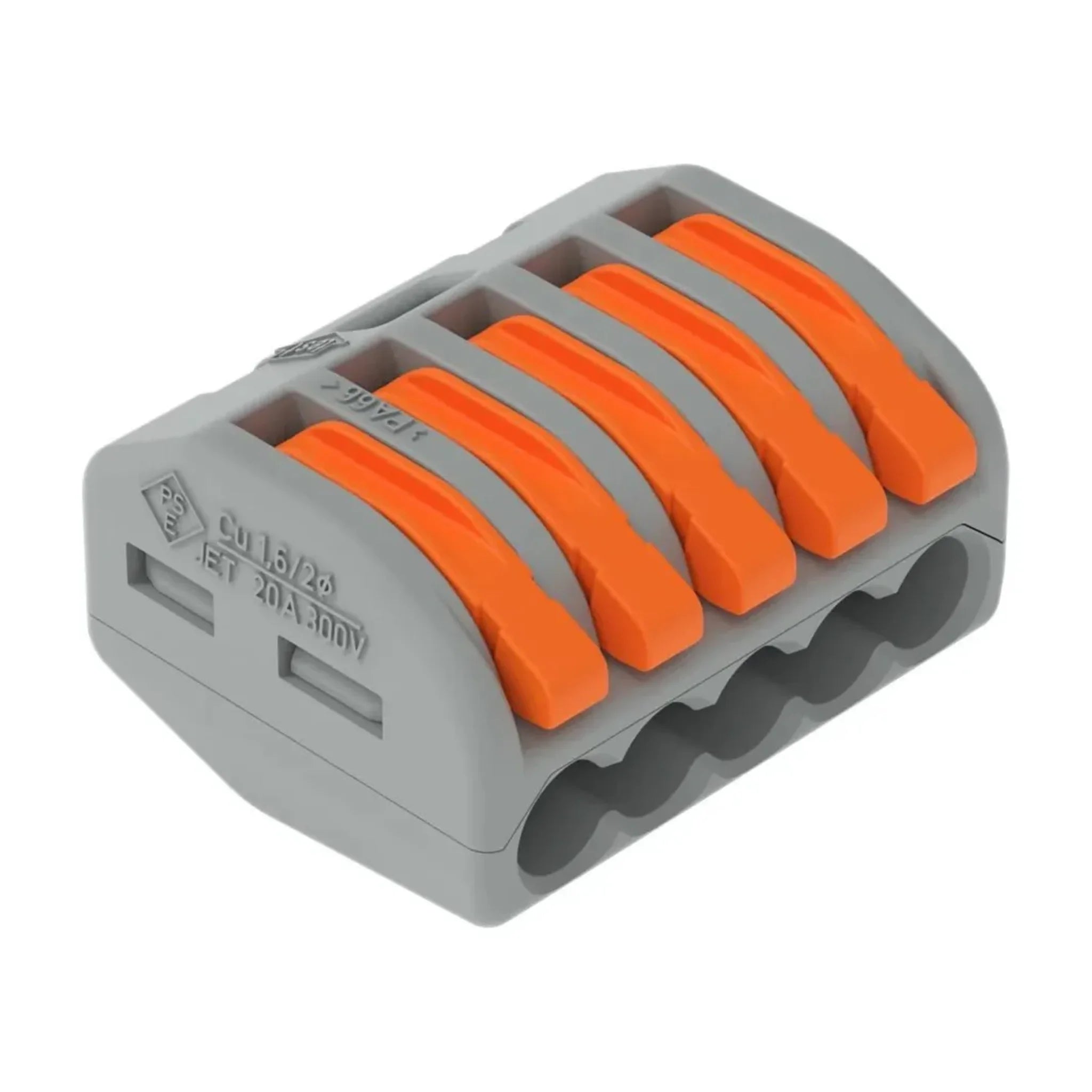 Wago Verbindungsklemme von WAGO GmbH & Co. KG bei Kabelkaufhaus - 4044918464956 - 222-415 - Verbindungsklemme