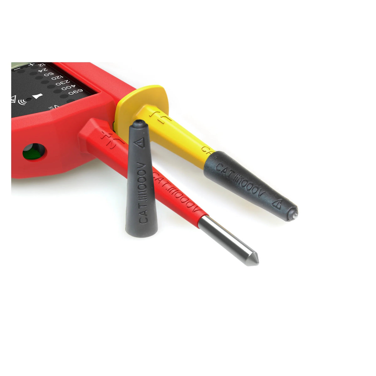 Zweipoliger Spannungsprüfer 0,5–1.000 V / 12–1.000 V AC, LED/LCD von Wiha bei Kabelkaufhaus - 4010995443191 - 44319 - Spannungsprüfer